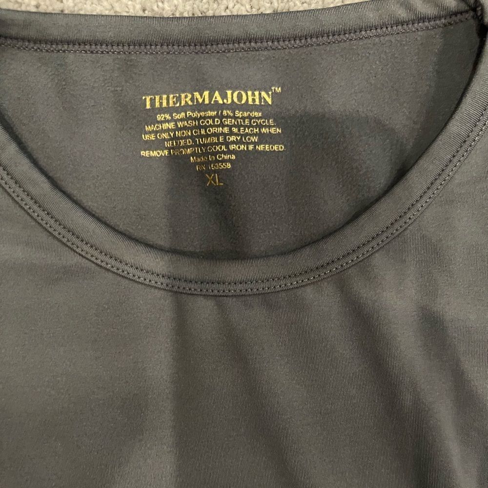 Thermajohn Mens Ultra Soft Thermal Underwear Shirt - Fleece Lined Long XL